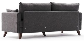 Antracytowa rozkładana sofa 208 cm Bella – Balcab Home