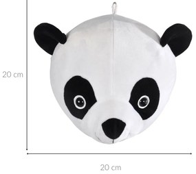 Dekoracja do pokoju dziecka wisząca Panda, WILD KIDS, 20 x 20 cm