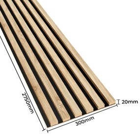 Akustyczne panele lamelowe 2 szt. dąb sonoma N8-C61