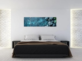 Obraz - Kamienie w kształcie serca (170x50 cm)