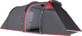 Outsunny Namiot Kempingowy 2-3 osoby Wyrzucany Przedsionek Strefa snu Wodoszczelny 426x206x154 cm Szary | Aosom PL