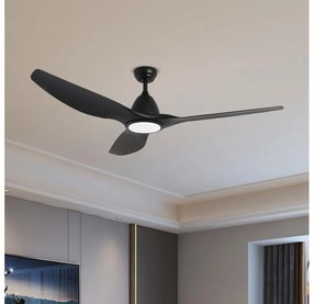 ZEVENTI - Wentylator sufitowy URBINO LED/20W/230V Wi-Fi Tuya czarny + DO