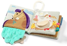 Baby Ono Książeczka sensoryczna dla dzieci Moja farma, 12 x 12 x 2 cm