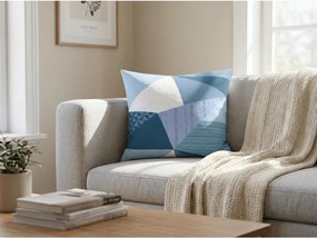 Zestaw 2 szt. dekoracyjnych poszewek na poduszkę z mikrofibry NARKEL 45x45 cm, kolorowa