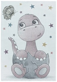 Dywan dziecięcy Funny smoczek różowy 160 cm x 230 cm