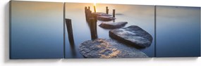 Obraz - Kamienne molo (170x50 cm)