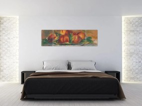 Obraz - Auguste Renoir, Peaches on a  Plate, reprodukcje (170x50 cm)