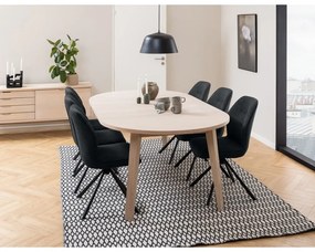 Okrągły rozkładany stół z blatem w dekorze dębu ø 120 cm A-Line – Actona