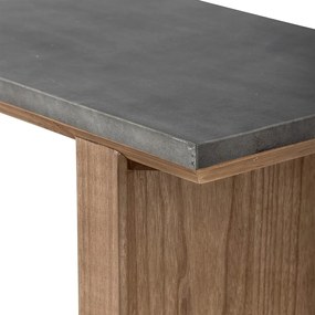 Konsola z metalowym blatem w naturalnym kolorze 40x110 cm Riva – Bloomingville