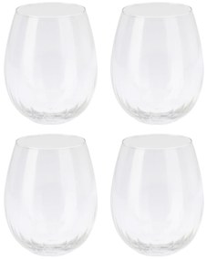 Zestaw pękatych szklanek, 440 ml, 4 szt.