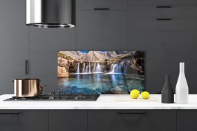 Panel Szklany do Kuchni Potężna Kaskada Wodna