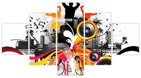 Obraz - Muzyka (125x70 cm)