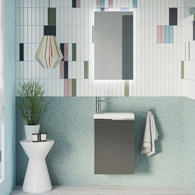 Zestaw mebli łazienkowych do WC dla gości TIM 40 cm