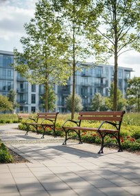 Aluminiowa ławka ogrodowa 180cm N6-L27