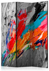 Parawan jednostronny Abstrakcje 135x172 cm 3-częściowy brązowy ARTGEIST B