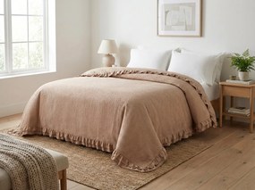 Narzuta na łóżko MONTEGO, ciemny beżowy Rozmiar: 170 x 210 cm