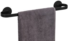 Aluminiowy drążek na ręczniki 40 cm BIVIO, montaż bez wiercenia