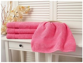 Ręcznik kąpielowy ADRIA 70x140 cm różowy, 100% bawełna
