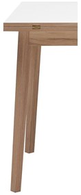 Rozkładany stół z białym blatem Hammel Single 180x90 cm
