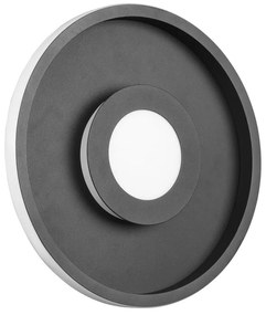 Metalowa lampa sufitowa LED w kolorze matowej czerni ø 30 cm Ascari – Trio