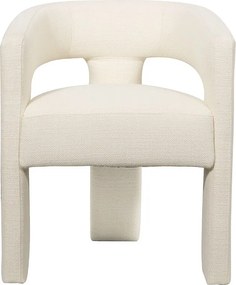 Krzesło 62x75x58 cm białe Leith LET71PW