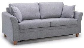 Jasnoszara rozkładana sofa Scandic Sonia
