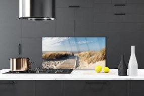 Panel nad blat kuchenny Ścieżka Prowadząca Na Plażę