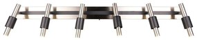 Czarna/w kolorze srebra lampa punktowa LED 20,5x120 cm Ikaris – Trio Select