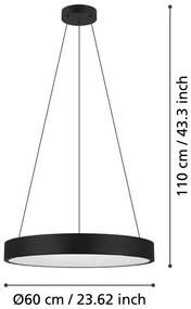 Inteligentna lampa wisząca LED 6,5 W MARGHERA-Z – EGLO
