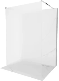 Mexen Kioto ścianka prysznicowa wolnostojąca 120 x 200 cm, szron 8 mm, chrom - 800-120-002-01-30
