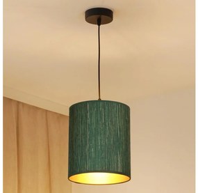 Brilagi - Lampa wisząca BOSTON ROLLER 1xE27/15W/230V pr. 21 cm zielono-złota