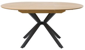 Okrągły rozkładany stół z dodatkowym blatem ø 120 cm Cesura – Unique Furniture