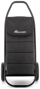 Torba na zakupy na kółkach 53 l Com Tweed Polar Black Tube – Rolser