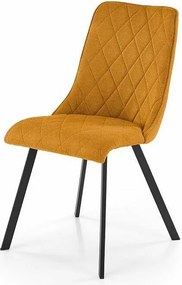 Krzesło tapicerowane K561 musztardowe