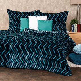 4Home Pościel mikroflanela Wave, 140 x 220 cm, 70 x 90 cm