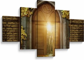 Obraz - Brama w lesie (125x70 cm)
