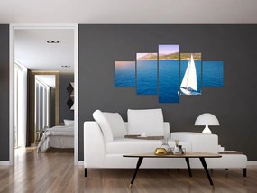 Obraz - Przejażdżka łodzią (125x70 cm)