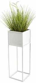 Stojak na kwiaty 70x24 cm, biały