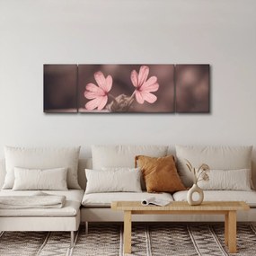 Obraz kwiatu róży (170x50 cm)