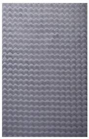 Dywan pluszowy 3D Ambiance szary 140 cm x 200 cm