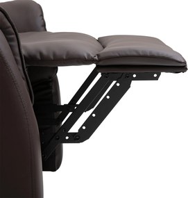 Elektryczny Fotel z Funkcją Podnoszenia HOMCOM, Brąz