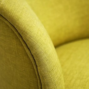 Żółty fotel Nice – Artie