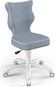 Obrotowe krzesło dziecięce Petit White rozmiar 4 (133-159 cm)