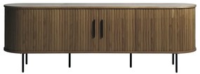 Brązowa szafka pod TV w dekorze dębu 180x56x45 cm Nola – Unique Furniture
