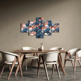 Obraz - Fale i wzgórza (125x70 cm)