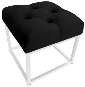 Pufa CHESTERFIELD LOFT ławka postawa biała MG19