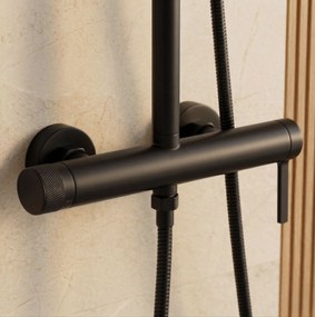 Zestaw natryskowy Rea Rivo Czarny