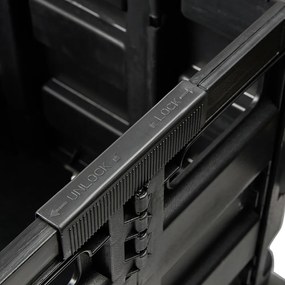 Keeeper Składany wózek na zakupy Olli 45 l Czarny, 45 l