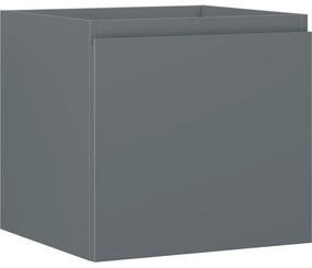 Mexen Orio szafka łazienkowa podumywalkowa 50 cm, 1 szuflada, grafit mat - 91A10-05047-1-BF66