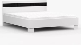 Zestaw mebli do sypialni Dannika – komoda z 4 szufladami, 2 stoliki nocne oraz łóżko dwuosobowe 160x200